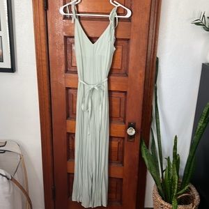 H&M sage green romper